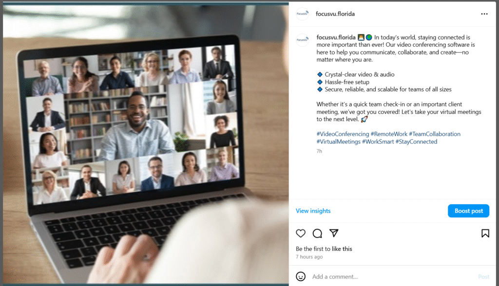 Focus Vu Facebook Post