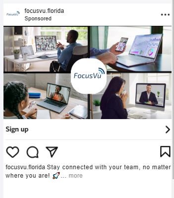 Focus Vu Instagram Ad