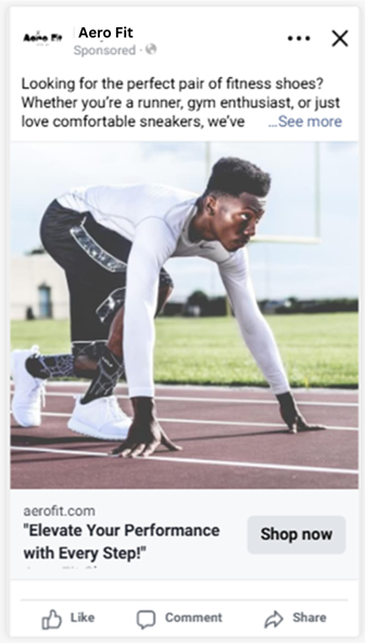 Aero Fit Facebook Ad