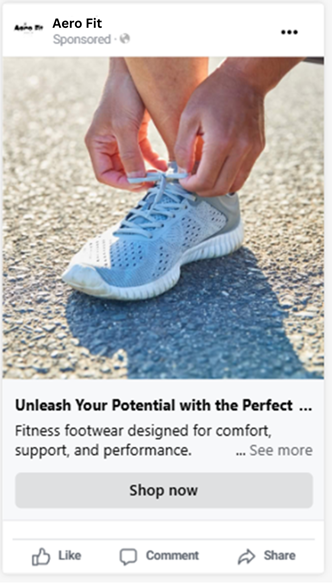 Aero Fit Facebook Ad