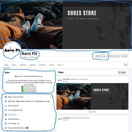 Aero Fit Facebook Page